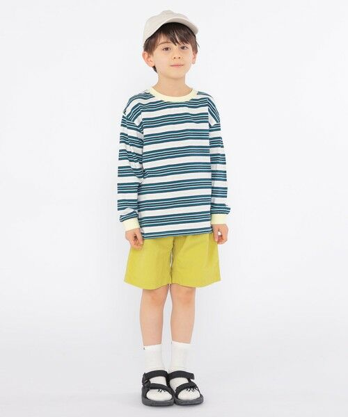 SHIPS / シップス Tシャツ | SHIPS KIDS:100〜130cm / マルチ ボーダー 長袖 TEE | 詳細2