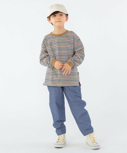 SHIPS / シップス Tシャツ | SHIPS KIDS:100〜130cm / マルチ ボーダー 長袖 TEE | 詳細15