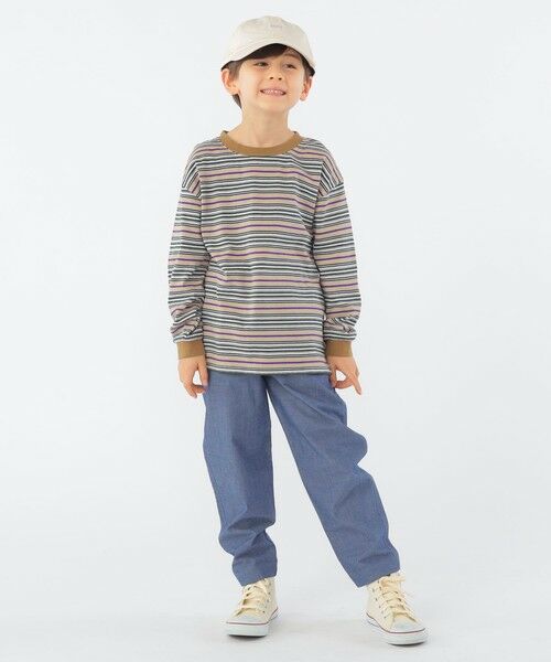 SHIPS / シップス Tシャツ | SHIPS KIDS:100〜130cm / マルチ ボーダー 長袖 TEE | 詳細16