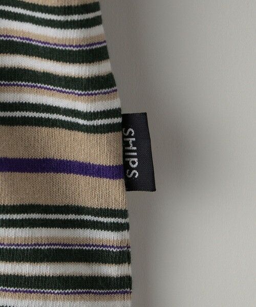 SHIPS / シップス Tシャツ | SHIPS KIDS:100〜130cm / マルチ ボーダー 長袖 TEE | 詳細22