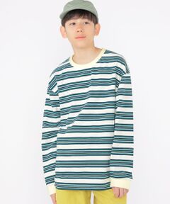SHIPS / シップス Tシャツ | SHIPS KIDS:140〜160cm / マルチ ボーダー 長袖 TEE