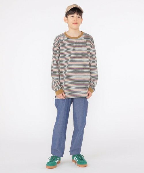 SHIPS / シップス Tシャツ | SHIPS KIDS:140〜160cm / マルチ ボーダー 長袖 TEE | 詳細22