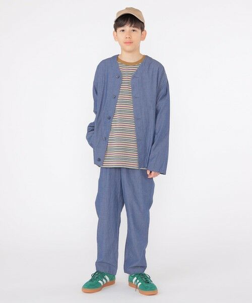 SHIPS / シップス Tシャツ | SHIPS KIDS:140〜160cm / マルチ ボーダー 長袖 TEE | 詳細25