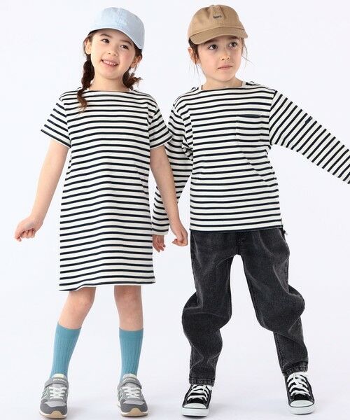 SHIPS / シップス Tシャツ | SHIPS KIDS:100〜130cm / ボーダー 長袖 TEE | 詳細3
