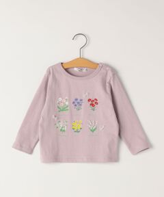 SHIPS / シップス Tシャツ | SHIPS KIDS:80〜90cm / フラワー ブック 長袖 TEE