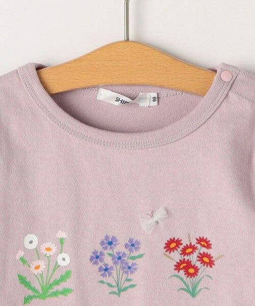 SHIPS / シップス Tシャツ | SHIPS KIDS:80〜90cm / フラワー ブック 長袖 TEE | 詳細3