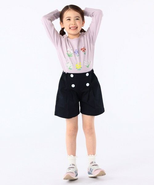 SHIPS / シップス Tシャツ | SHIPS KIDS:100〜130cm / フラワー ブック 長袖 TEE | 詳細20