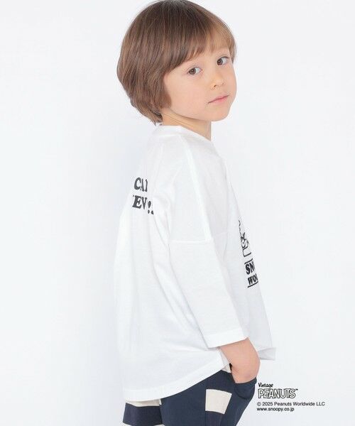 SHIPS / シップス Tシャツ | SHIPS KIDS:100〜130cm / スヌーピー 七分袖 TEE | 詳細2
