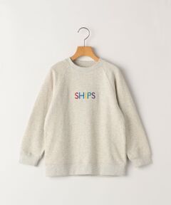 SHIPS / シップス スウェット | SHIPS KIDS:80〜90cm / 刺繍 ロゴ ラグラン スウェット