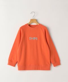 SHIPS / シップス スウェット | SHIPS KIDS:80〜90cm / 刺繍 ロゴ ラグラン スウェット