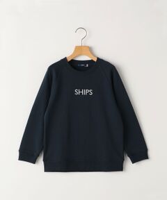 SHIPS / シップス スウェット | SHIPS KIDS:80〜90cm / 刺繍 ロゴ ラグラン スウェット