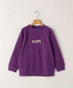 SHIPS / シップス スウェット | SHIPS KIDS:80〜90cm / 刺繍 ロゴ ラグラン スウェット