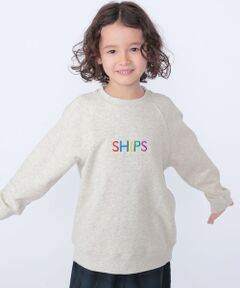 SHIPS / シップス スウェット | SHIPS KIDS:100〜130cm / 刺繍 ロゴ ラグラン スウェット