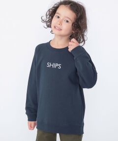 SHIPS / シップス スウェット | SHIPS KIDS:100〜130cm / 刺繍 ロゴ ラグラン スウェット