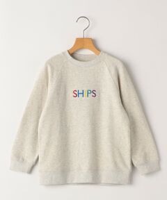 SHIPS / シップス スウェット | SHIPS KIDS:140〜160cm / 刺繍 ロゴ ラグラン スウェット