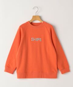SHIPS / シップス スウェット | SHIPS KIDS:140〜160cm / 刺繍 ロゴ ラグラン スウェット