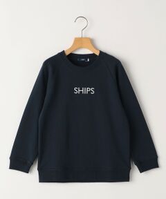 SHIPS / シップス スウェット | SHIPS KIDS:140〜160cm / 刺繍 ロゴ ラグラン スウェット
