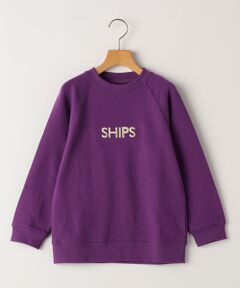 SHIPS / シップス スウェット | SHIPS KIDS:140〜160cm / 刺繍 ロゴ ラグラン スウェット