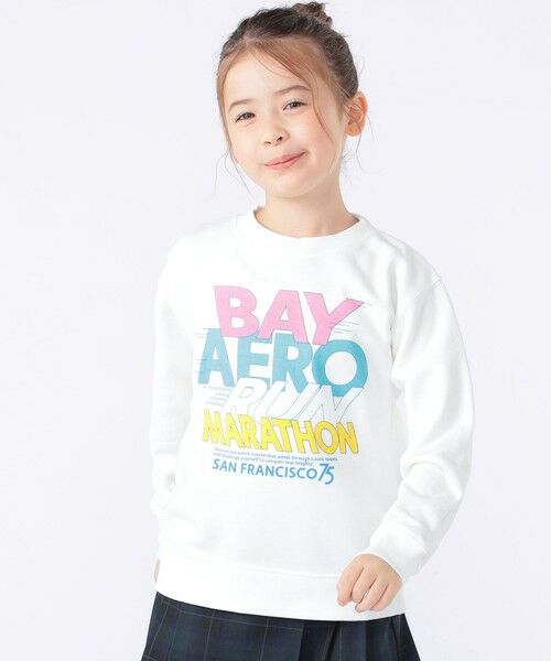 SHIPS / シップス スウェット | SHIPS KIDS:100〜130cm / 50th ANNIV ヴィンテージ プリント スウェット(オフホワイト)