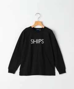 SHIPS / シップス Tシャツ | SHIPS KIDS:80〜90cm/ 刺繍 ロゴ ロングスリーブ Tシャツ