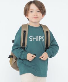 SHIPS / シップス Tシャツ | SHIPS KIDS:100〜130cm/刺繍 ロゴ ロングスリーブ Tシャツ