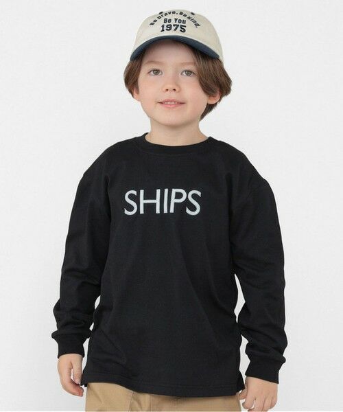 SHIPS / シップス Tシャツ | SHIPS KIDS:100〜130cm/刺繍 ロゴ ロングスリーブ Tシャツ | 詳細17