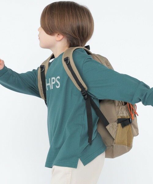 SHIPS / シップス Tシャツ | SHIPS KIDS:100〜130cm/刺繍 ロゴ ロングスリーブ Tシャツ | 詳細25