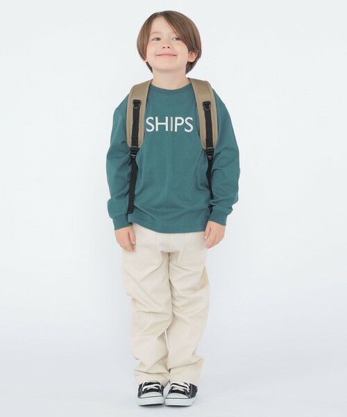 SHIPS / シップス Tシャツ | SHIPS KIDS:100〜130cm/刺繍 ロゴ ロングスリーブ Tシャツ | 詳細26