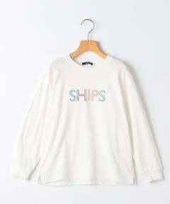 SHIPS / シップス Tシャツ | SHIPS KIDS:140〜160cm/刺繍 ロゴ ロングスリーブ Tシャツ