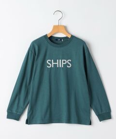 SHIPS / シップス Tシャツ | SHIPS KIDS:140〜160cm/刺繍 ロゴ ロングスリーブ Tシャツ