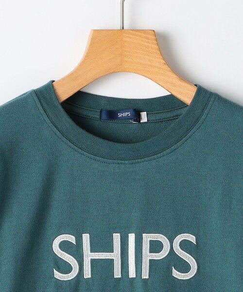 SHIPS / シップス Tシャツ | SHIPS KIDS:140〜160cm/刺繍 ロゴ ロングスリーブ Tシャツ | 詳細4