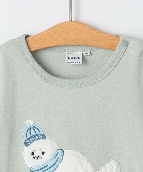 SHIPS / シップス Tシャツ | SHIPS KIDS:80〜90cm / ベビー あざらし 長袖 Tシャツ | 詳細4