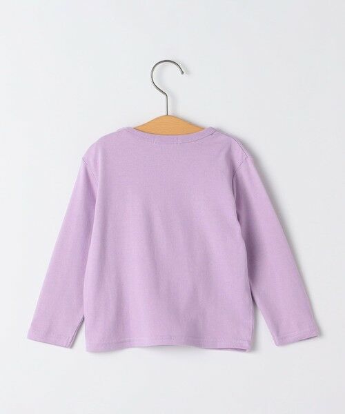 SHIPS / シップス Tシャツ | SHIPS KIDS:80〜90cm / フラワー 刺繍 ロゴ 長袖 Tシャツ | 詳細3