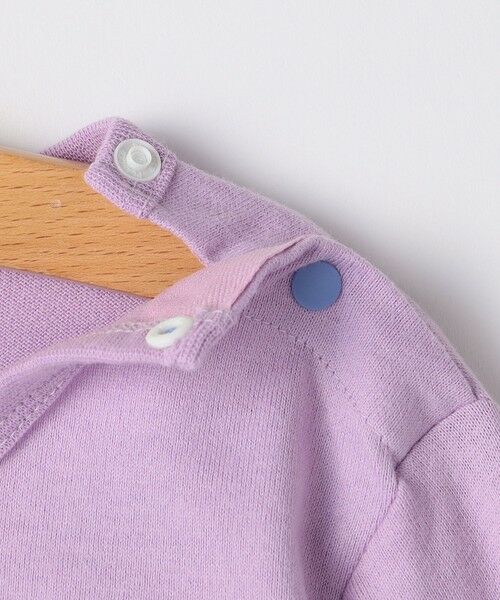 SHIPS / シップス Tシャツ | SHIPS KIDS:80〜90cm / フラワー 刺繍 ロゴ 長袖 Tシャツ | 詳細5