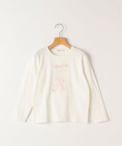 SHIPS / シップス Tシャツ | SHIPS KIDS:80〜90cm / バレエシューズ デザイン 長袖 Tシャツ