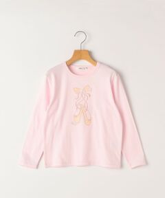 SHIPS / シップス Tシャツ | SHIPS KIDS:80〜90cm / バレエシューズ デザイン 長袖 Tシャツ