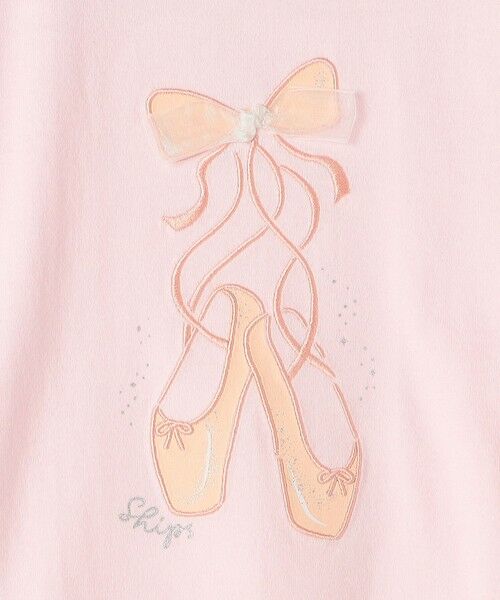 SHIPS / シップス Tシャツ | SHIPS KIDS:100〜130cm / バレエシューズ デザイン 長袖 Tシャツ | 詳細23