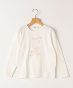 SHIPS / シップス Tシャツ | SHIPS KIDS:140〜150cm / バレエシューズ デザイン 長袖 Tシャツ