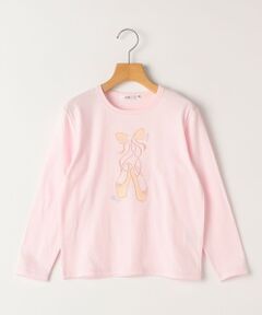 SHIPS / シップス Tシャツ | SHIPS KIDS:140〜150cm / バレエシューズ デザイン 長袖 Tシャツ