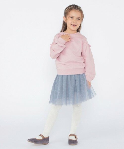 SHIPS / シップス スウェット | SHIPS KIDS:100〜130cm / フリルスリーブ スウェット | 詳細18