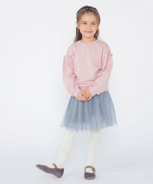 SHIPS / シップス スウェット | SHIPS KIDS:100〜130cm / フリルスリーブ スウェット | 詳細19