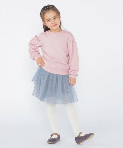 SHIPS / シップス スウェット | SHIPS KIDS:100〜130cm / フリルスリーブ スウェット | 詳細20