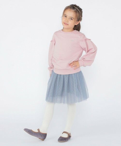 SHIPS / シップス スウェット | SHIPS KIDS:100〜130cm / フリルスリーブ スウェット | 詳細21