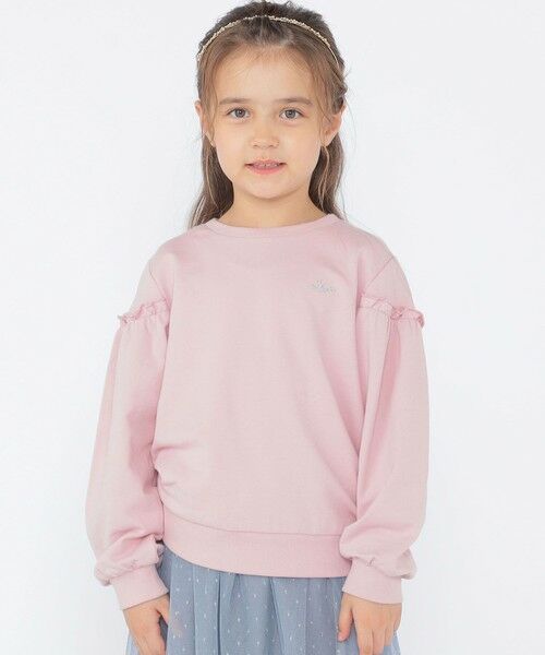 SHIPS / シップス スウェット | SHIPS KIDS:100〜130cm / フリルスリーブ スウェット | 詳細15