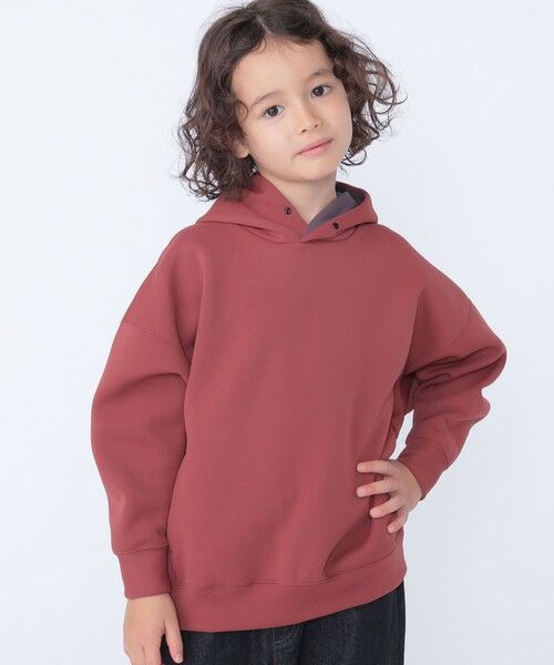 SHIPS / シップス パーカー | SHIPS KIDS:100〜130cm /〈吸水速乾・抗菌・防臭〉ダブル ニット フード パーカ | 詳細1