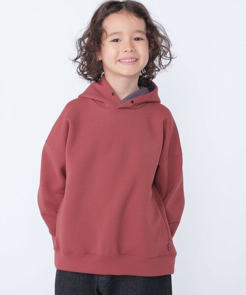 SHIPS / シップス パーカー | SHIPS KIDS:100〜130cm /〈吸水速乾・抗菌・防臭〉ダブル ニット フード パーカ | 詳細2