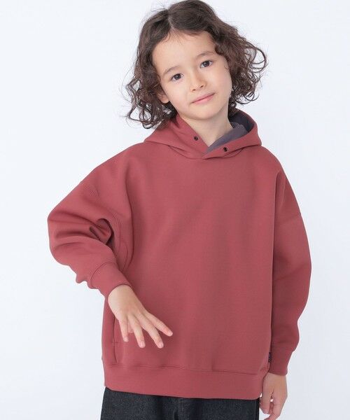 SHIPS / シップス パーカー | SHIPS KIDS:100〜130cm /〈吸水速乾・抗菌・防臭〉ダブル ニット フード パーカ | 詳細4