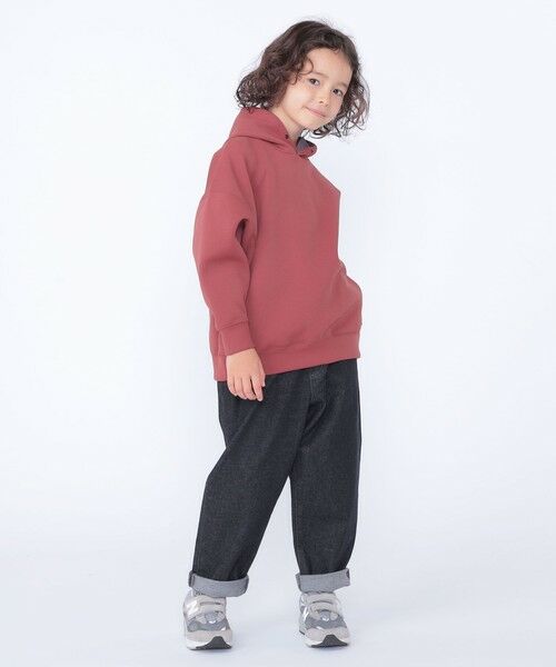 SHIPS / シップス パーカー | SHIPS KIDS:100〜130cm /〈吸水速乾・抗菌・防臭〉ダブル ニット フード パーカ | 詳細5