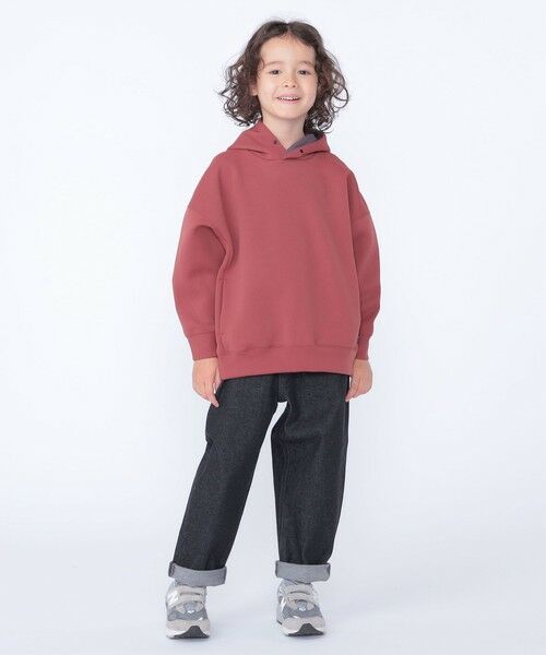 SHIPS / シップス パーカー | SHIPS KIDS:100〜130cm /〈吸水速乾・抗菌・防臭〉ダブル ニット フード パーカ | 詳細7