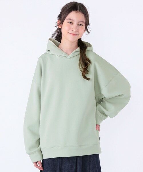 SHIPS / シップス パーカー | SHIPS KIDS:140〜160cm /〈吸水速乾・抗菌・防臭〉ダブル ニット フード パーカ | 詳細2